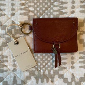 NWT Lucky Brand Maroon Wallet - Genuine Leather